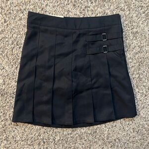 French Toast Scooter Black Pleated Uniform Skirt